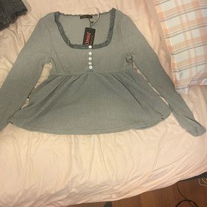 Romwe baby doll top L